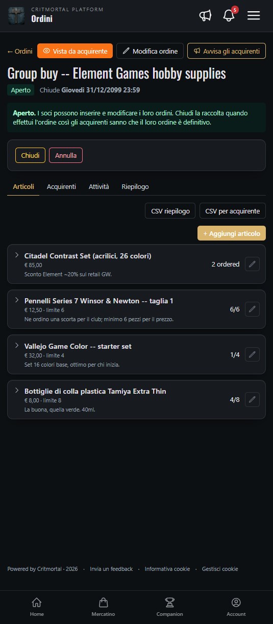 Acquisto di gruppo